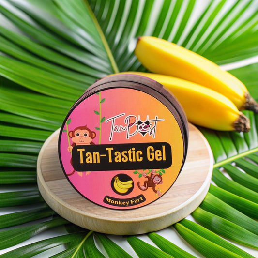 TAN-TASTIC Intensifying Tanning Gel - Monkey Fart Scent (Banana)